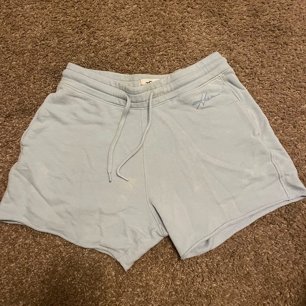 Men’s Holister shorts- light blue, 5’ inseam Small